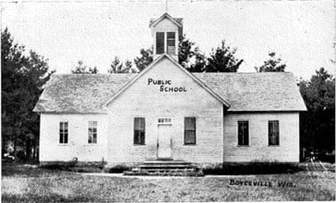 Boyceville's first public state graded elementary school
